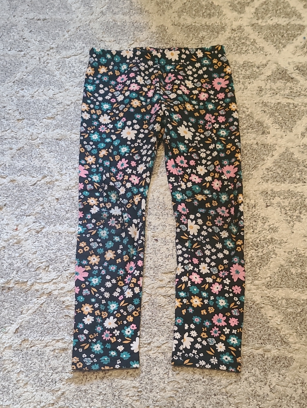 10 for $25 - George Girls 6 Black Pants with Flowers